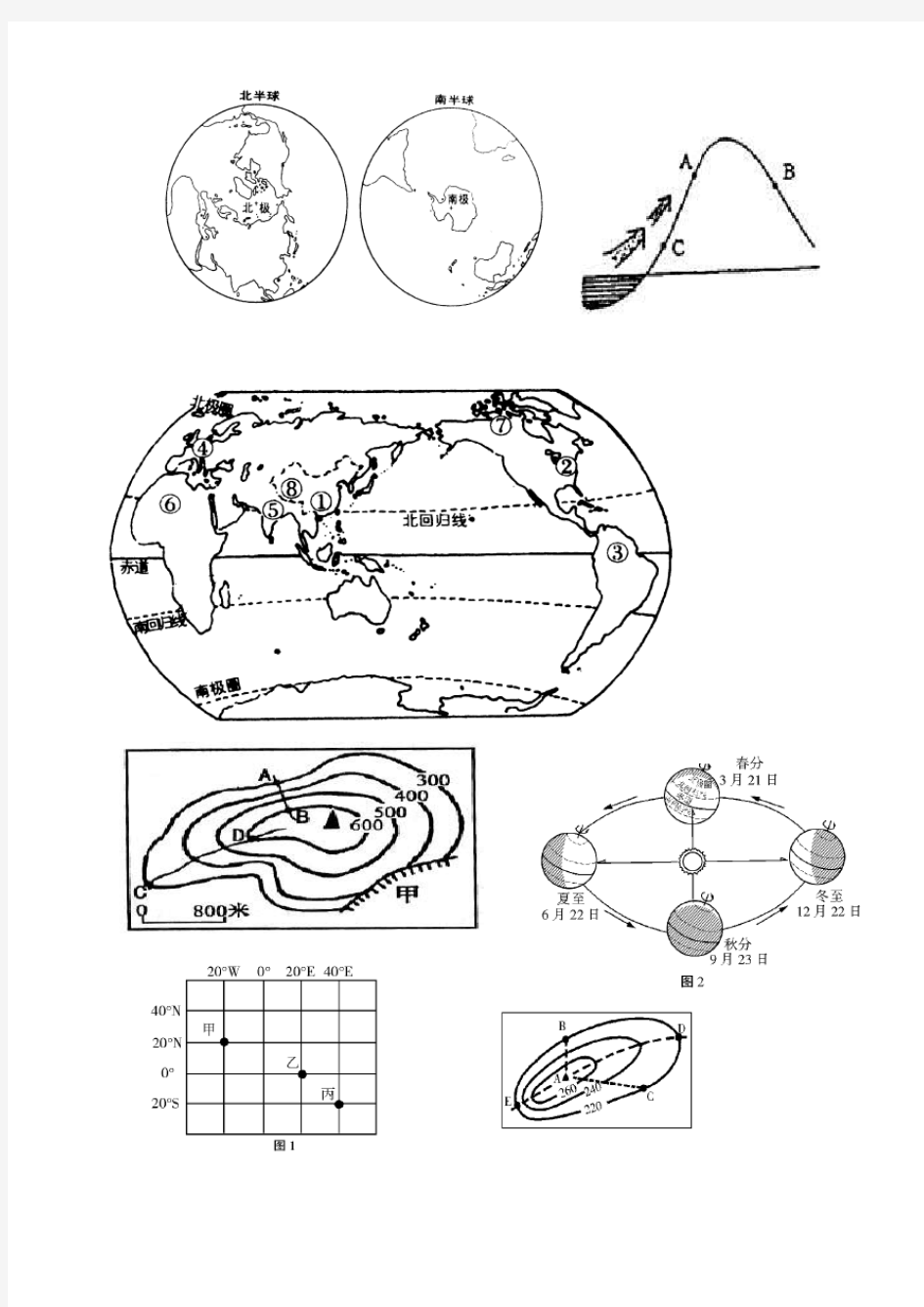 七年级上册地图