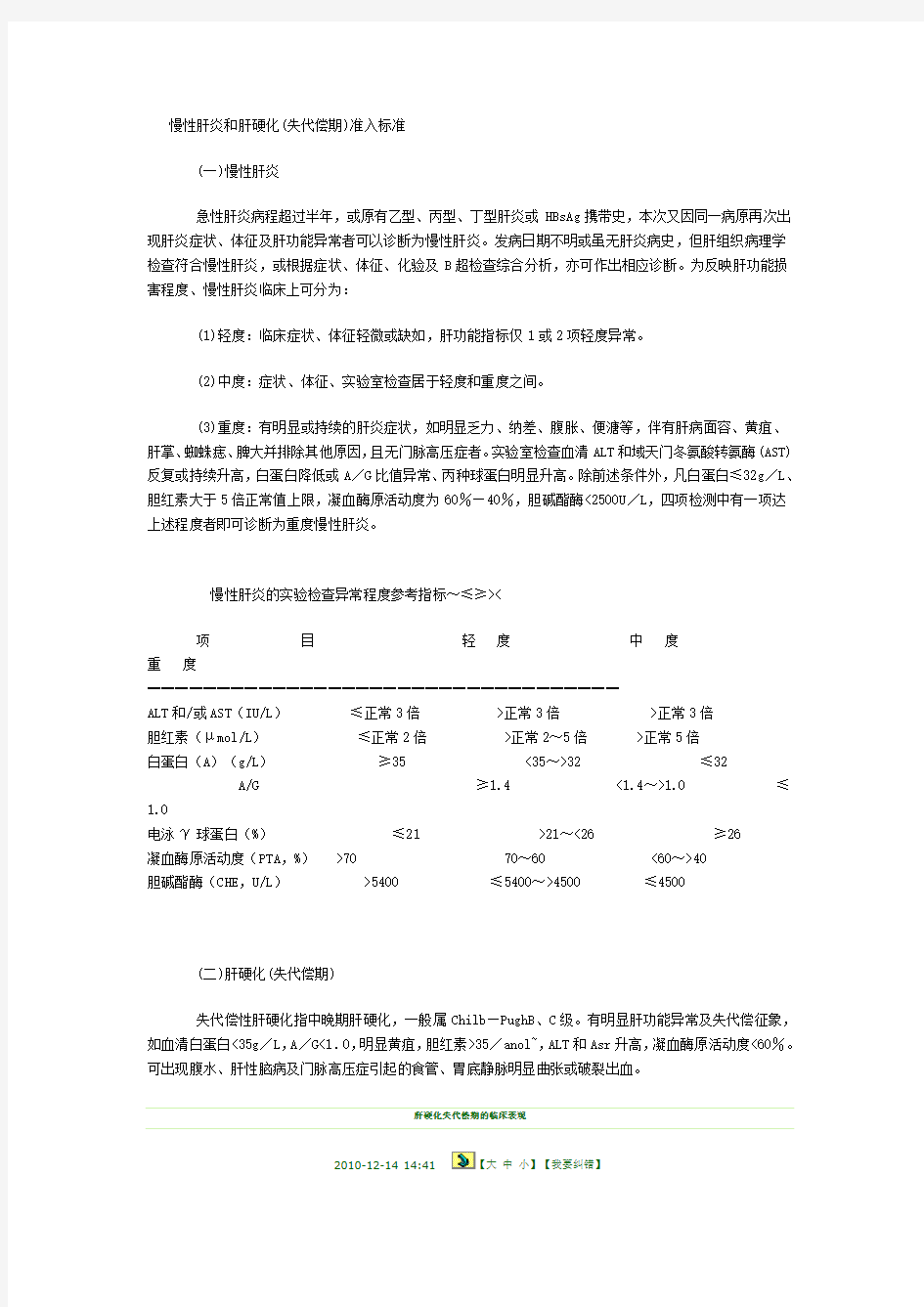 肝硬化失代偿