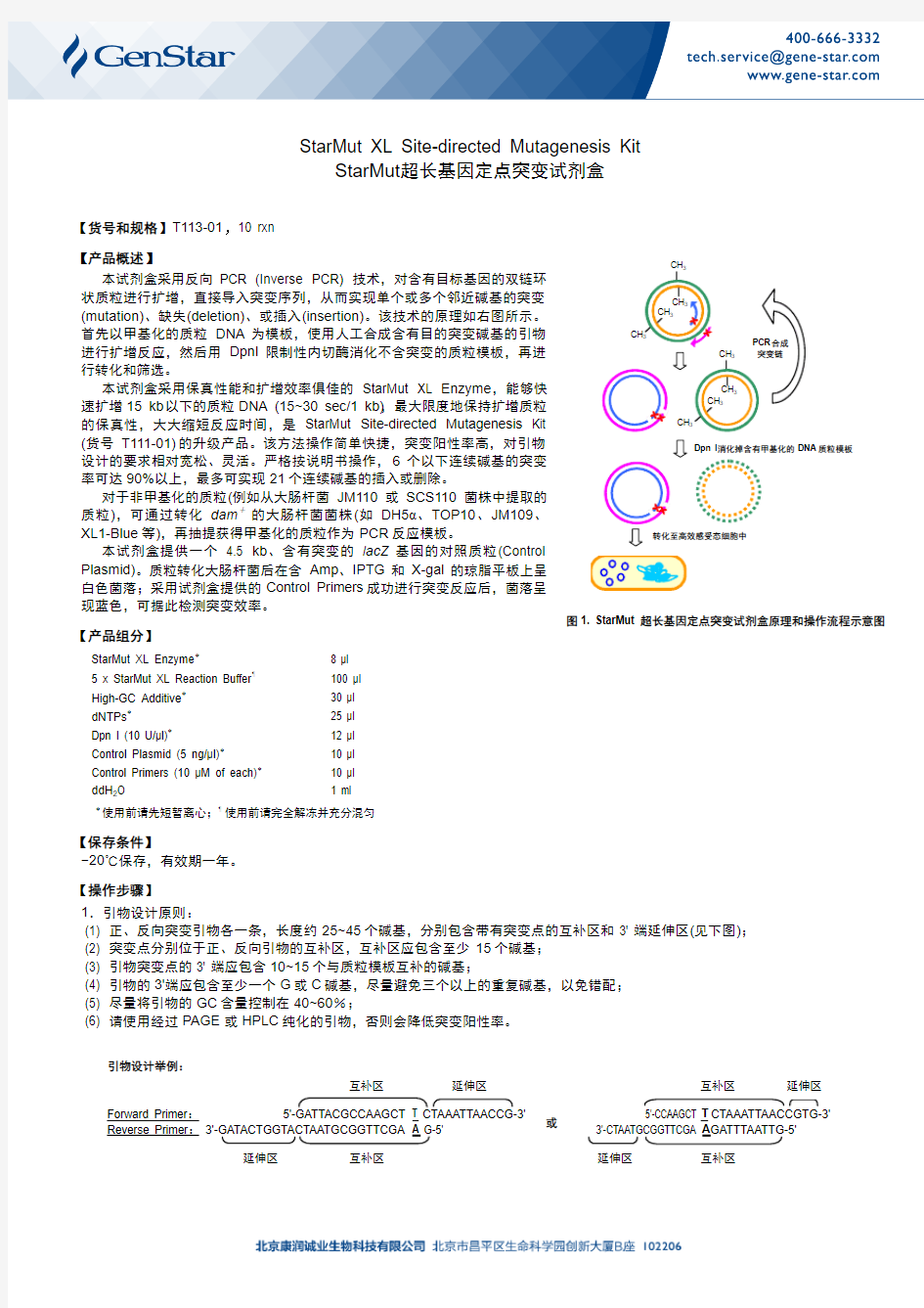 StarMut超长基因定点突变试剂盒