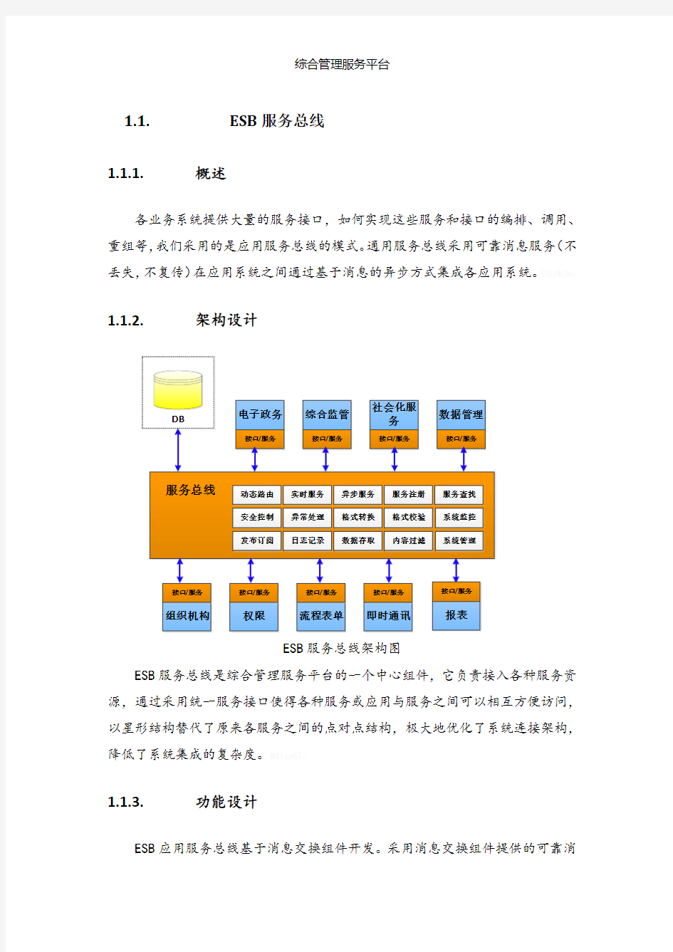 综合管理服务平台