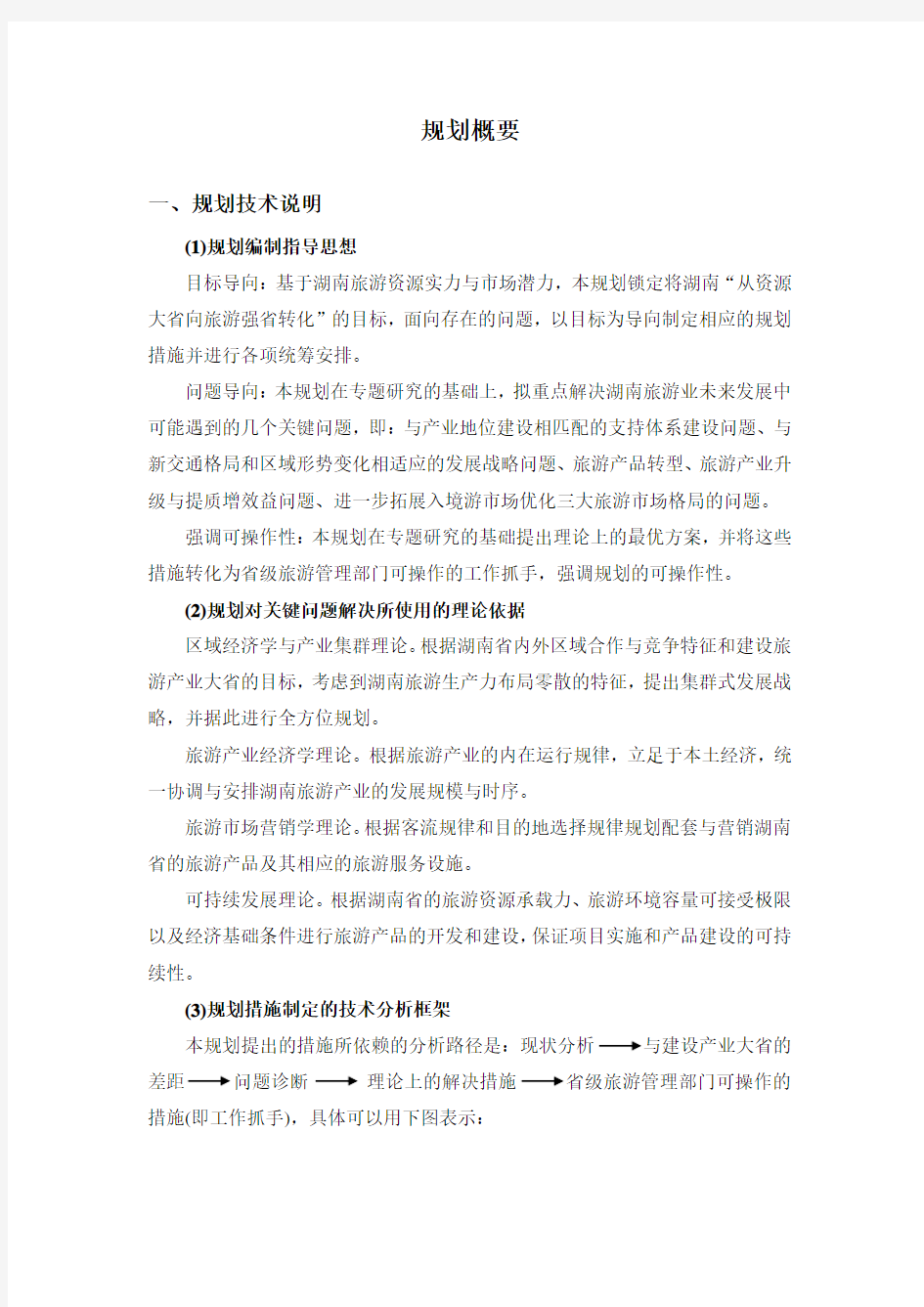 湖南省旅游发展总体规划(简要本)1020文档