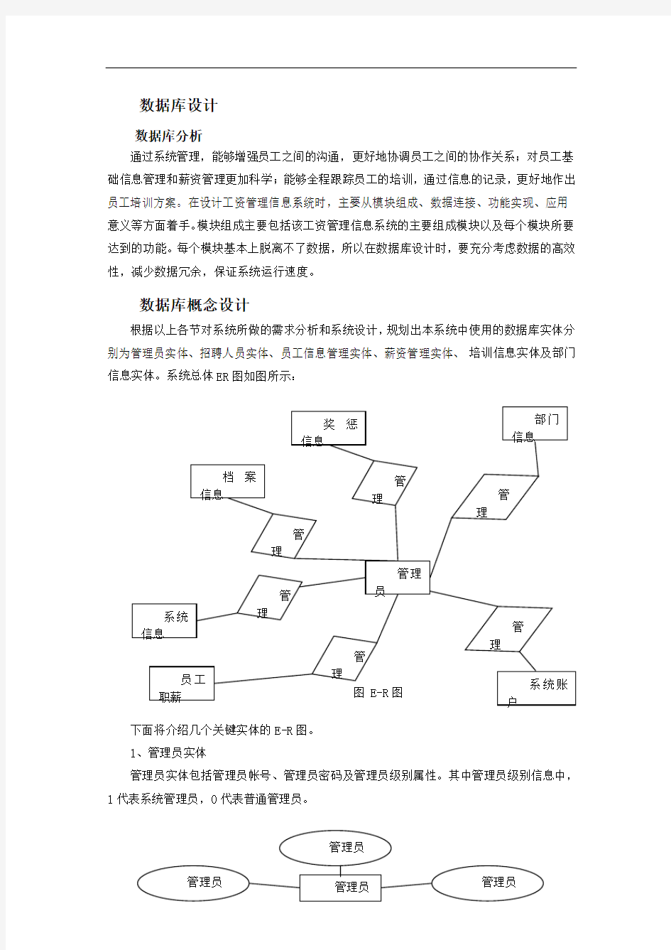 工资管理系统数据库设计