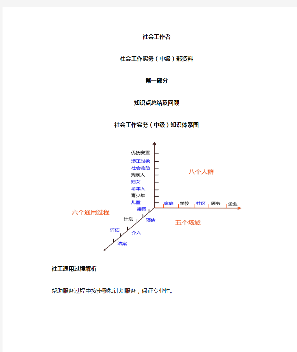 社会工作实务(中级)(内部资料)