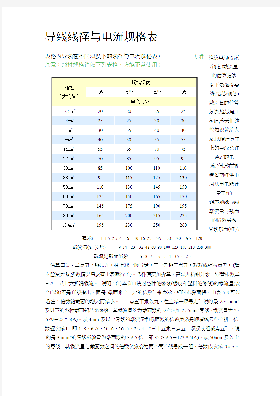 电感计算公式