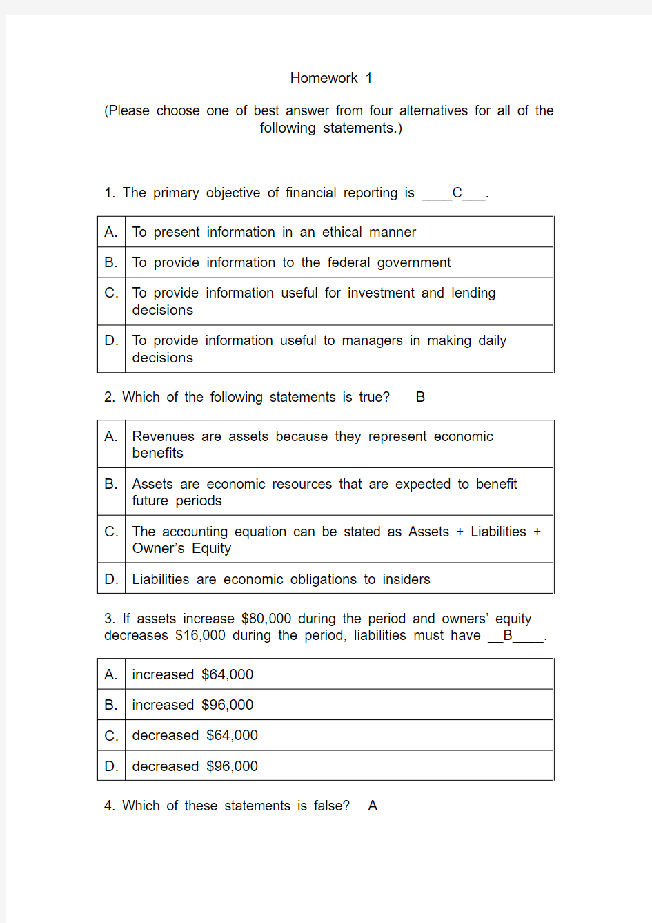 英语Homework 1