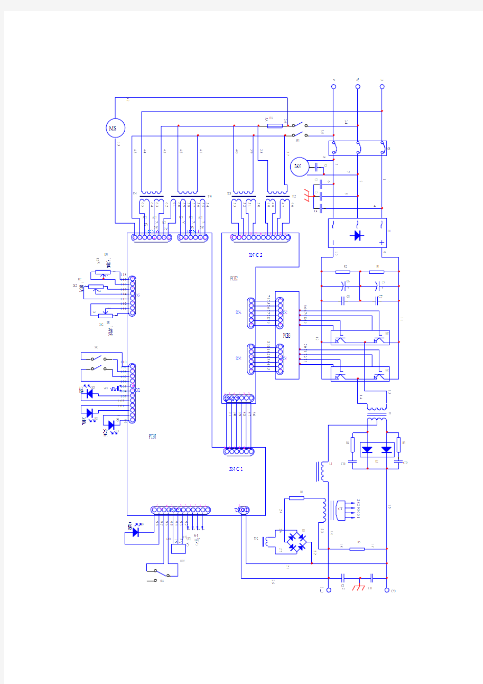 烽火ZX7-IGBT电焊机图纸