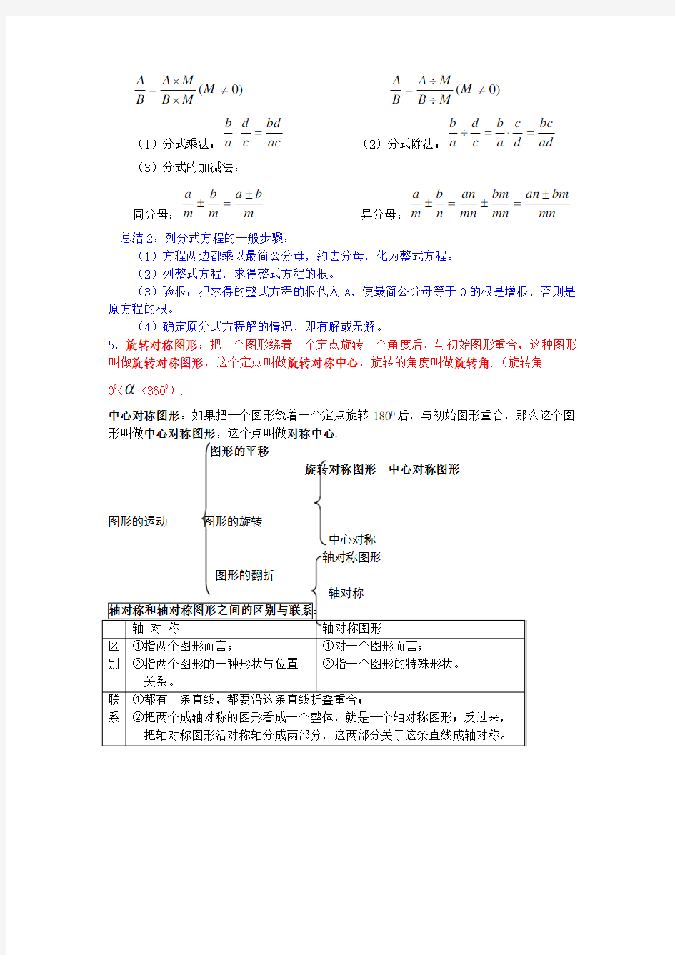 上海七年级数学公式