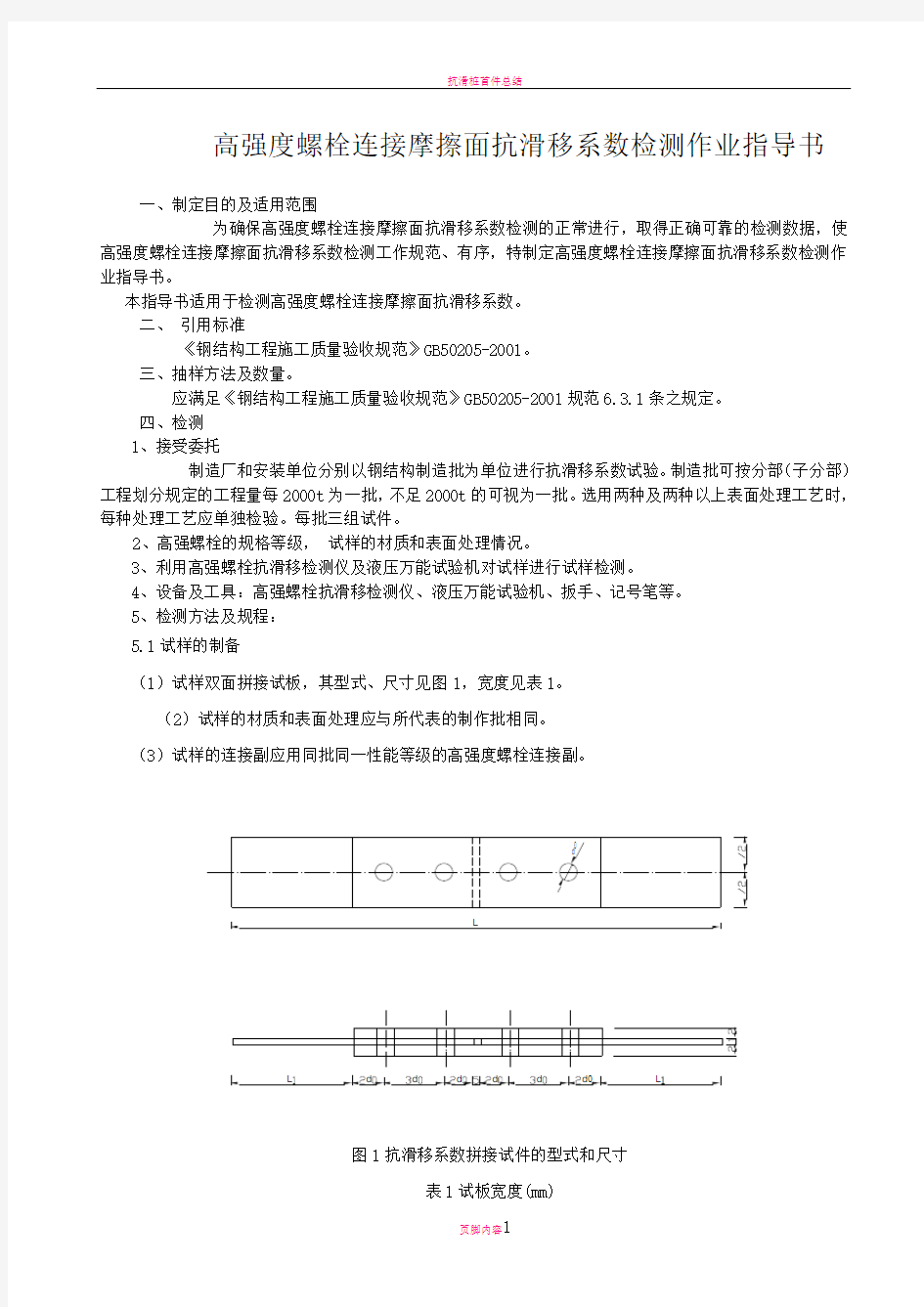 抗滑移系数