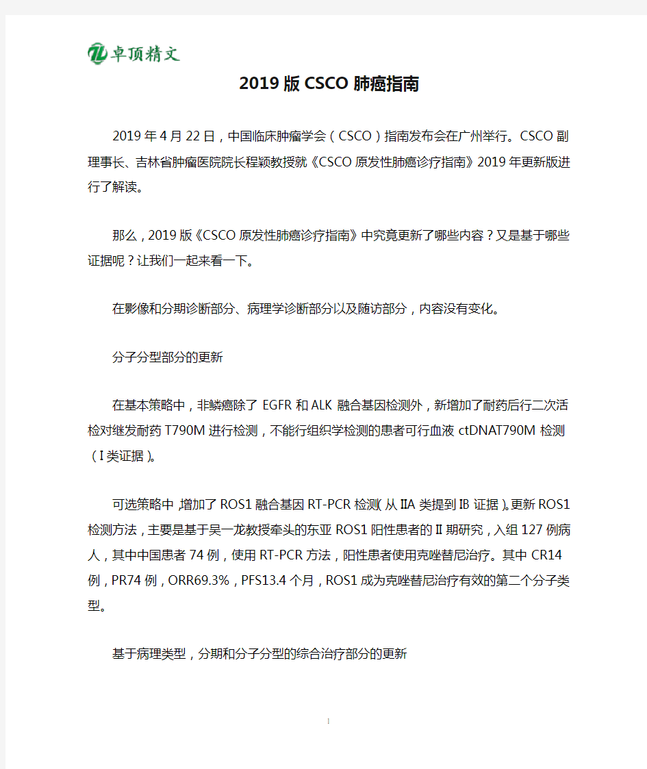 卓顶精文2019版CSCO肺癌指南.doc