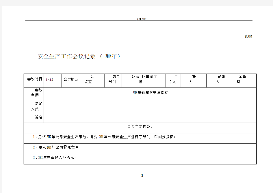 公司级安全生产会议2018