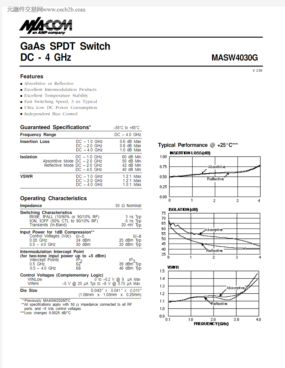 MASW4030G中文资料