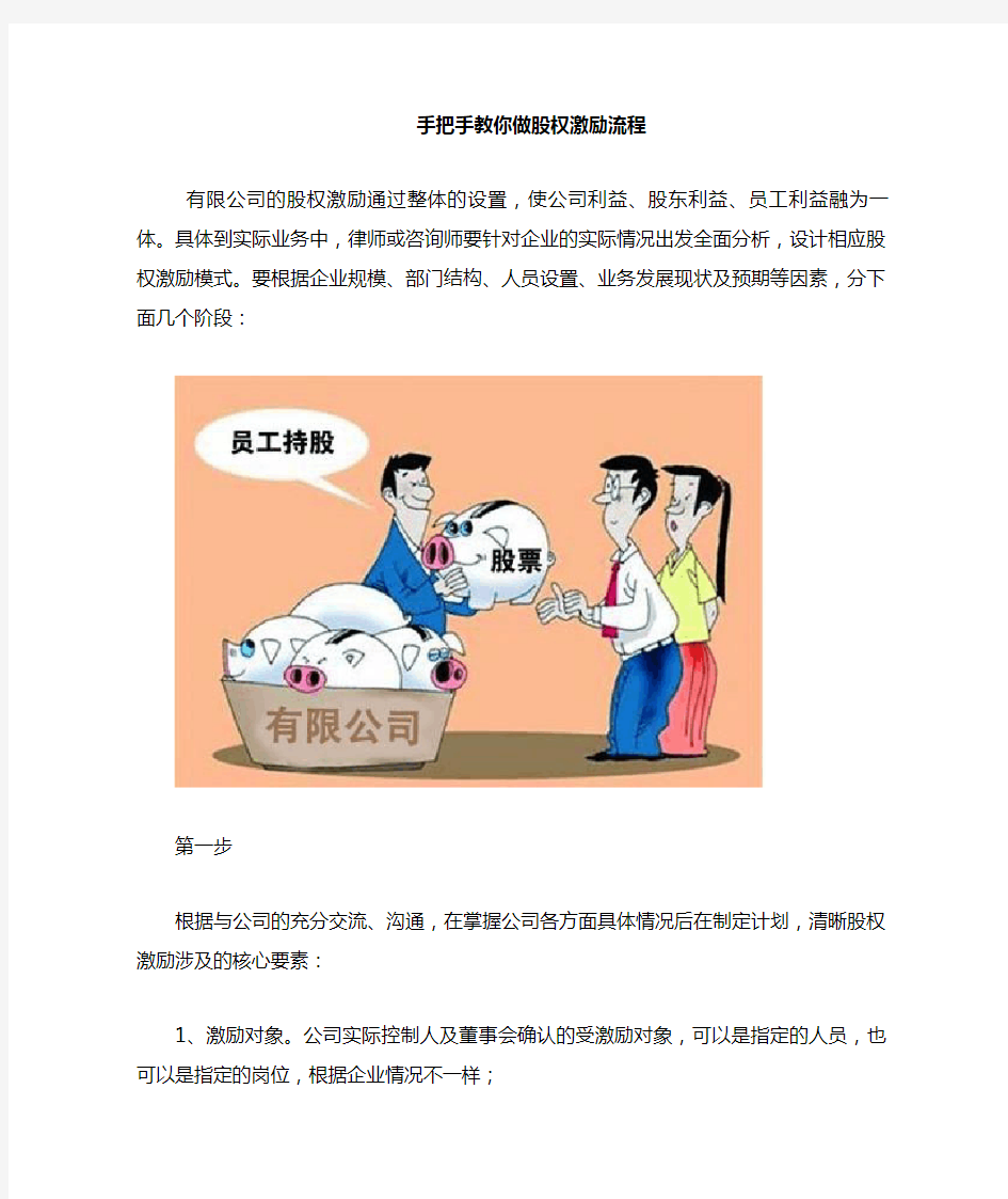 股权激励工作流程