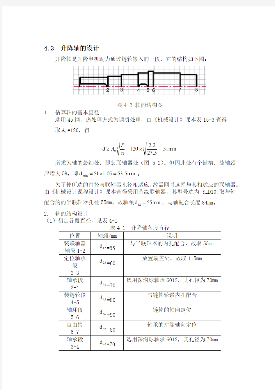 轴设计校核