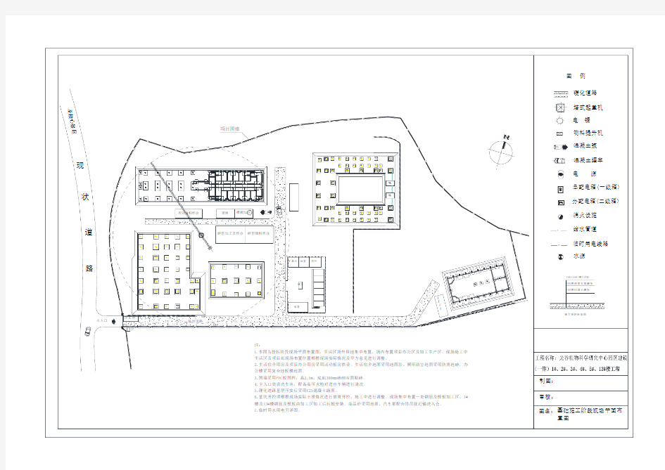现场施工总平面布置图