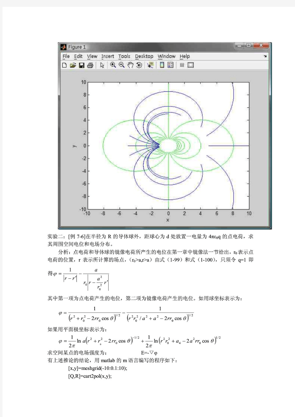 电磁场matlab仿真实验