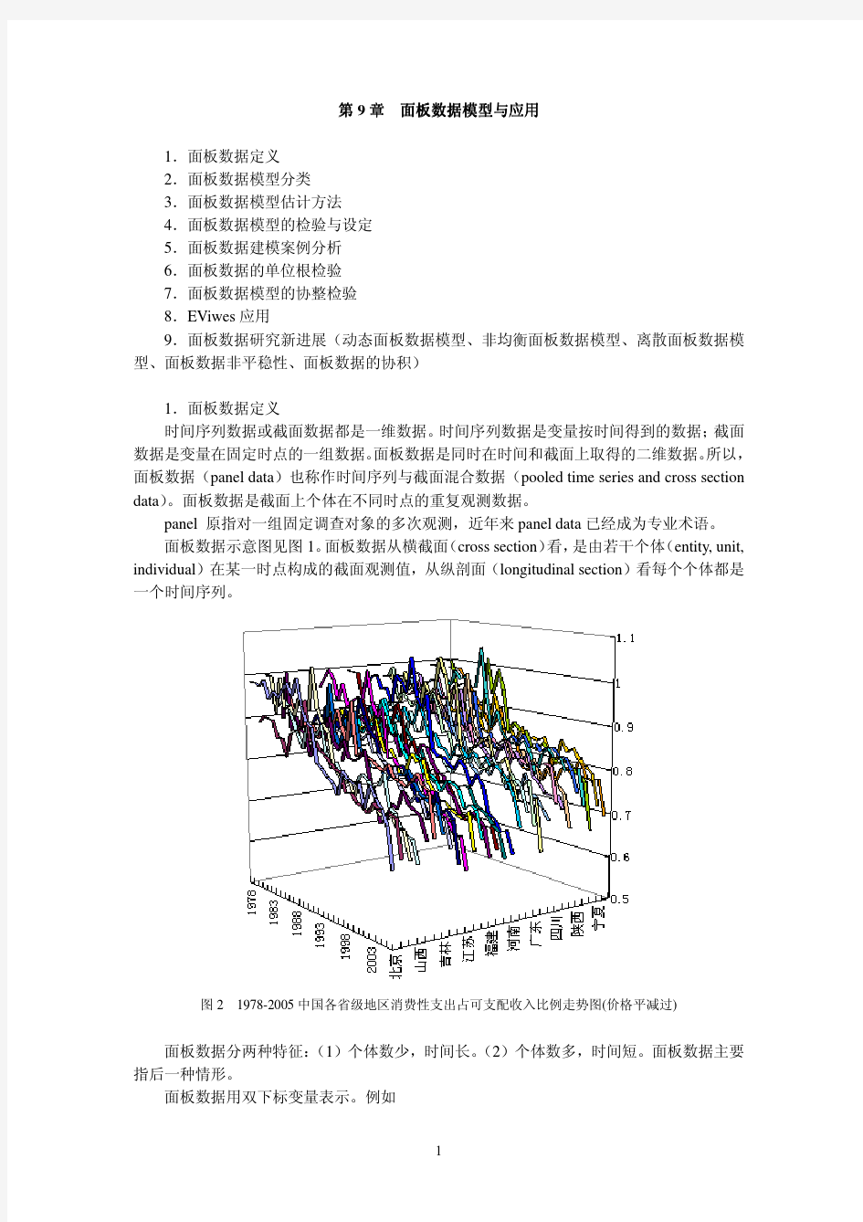 面板数据模型