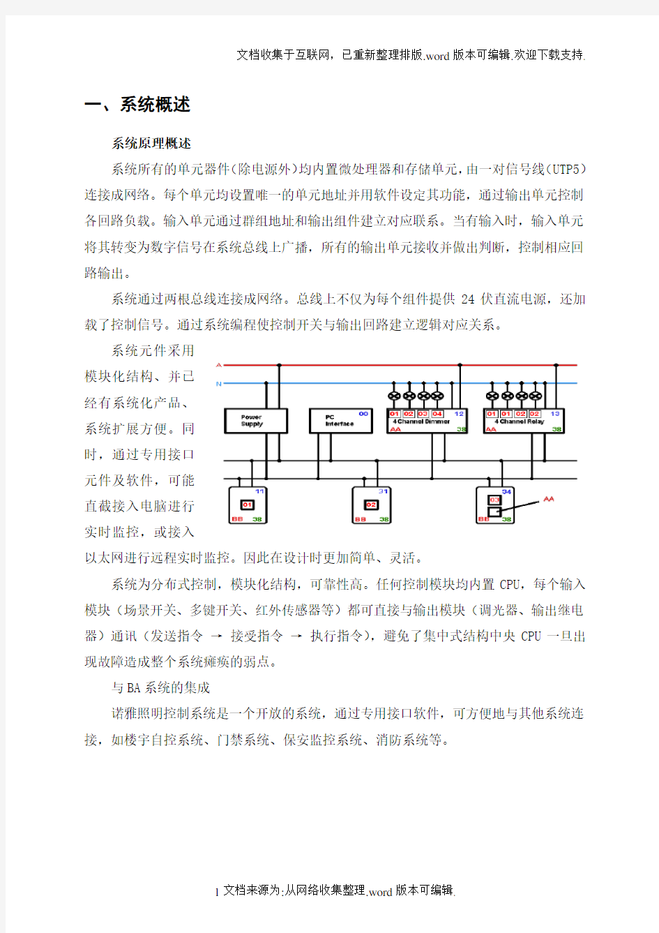 智能照明控制系统方案