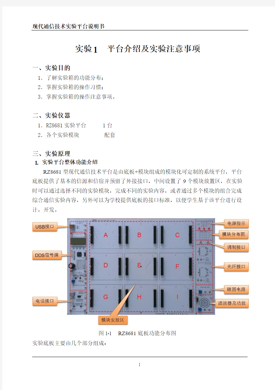 通信原理实验指导书