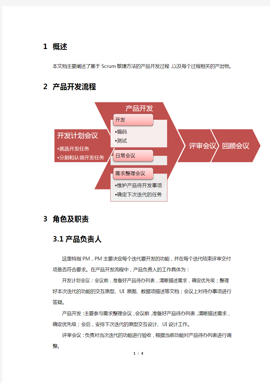 产品敏捷开发流程说明