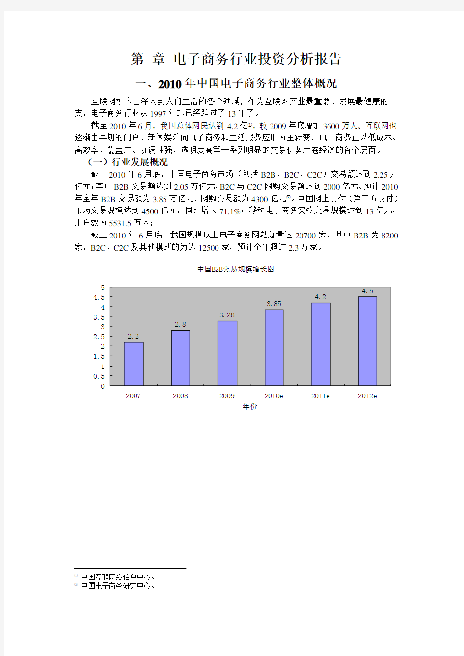 2019电子商务行业分析报告