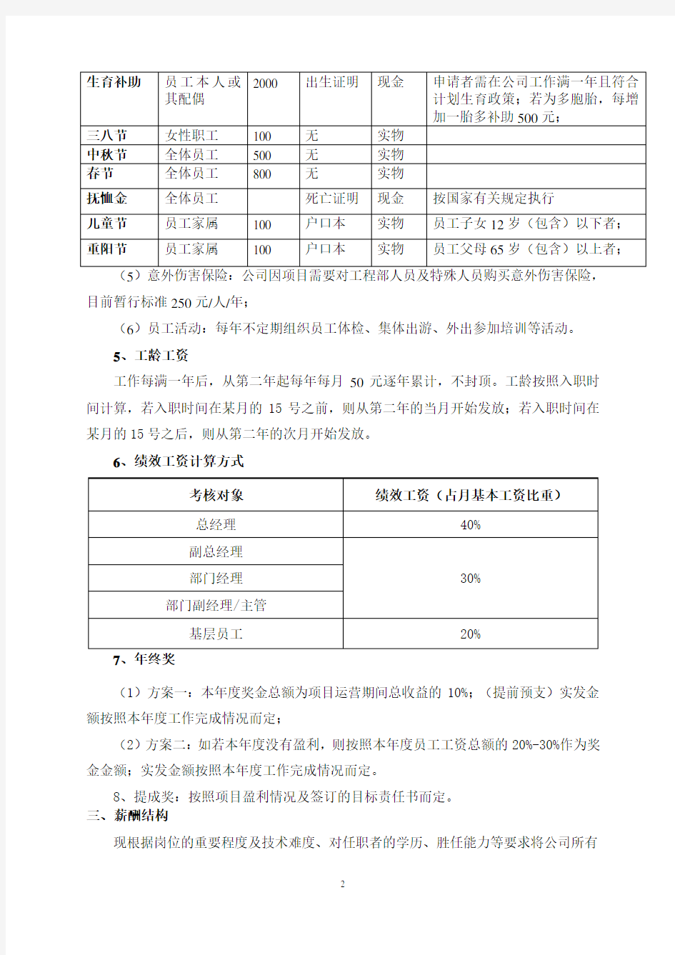 人力资源：薪酬结构管理制度(超实用)