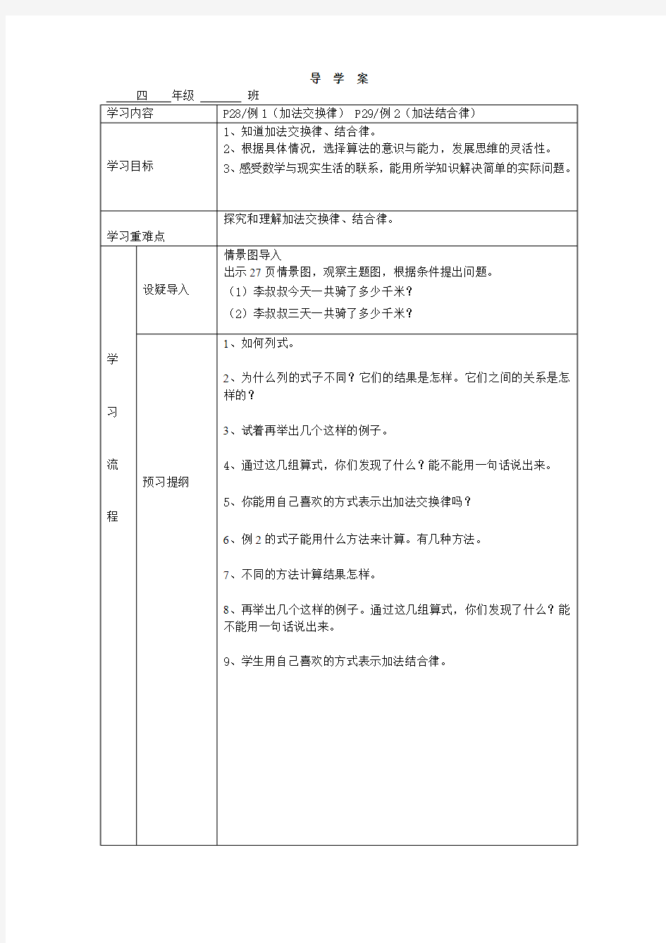 四下 乘法分配律剖析