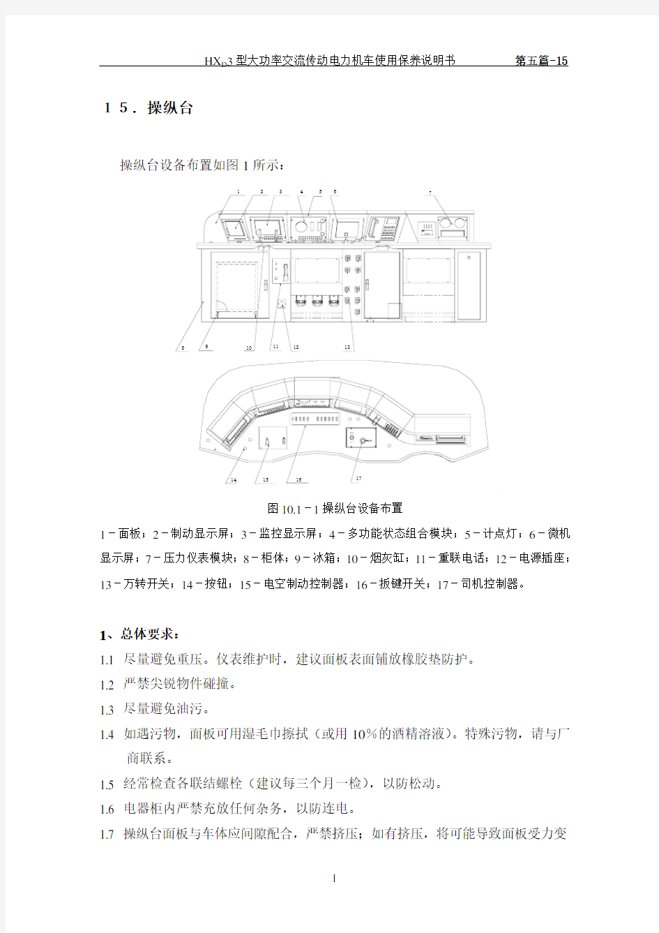 操纵台