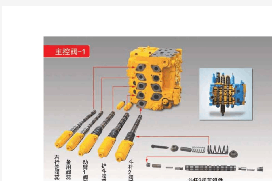 川崎液压分配阀分解图