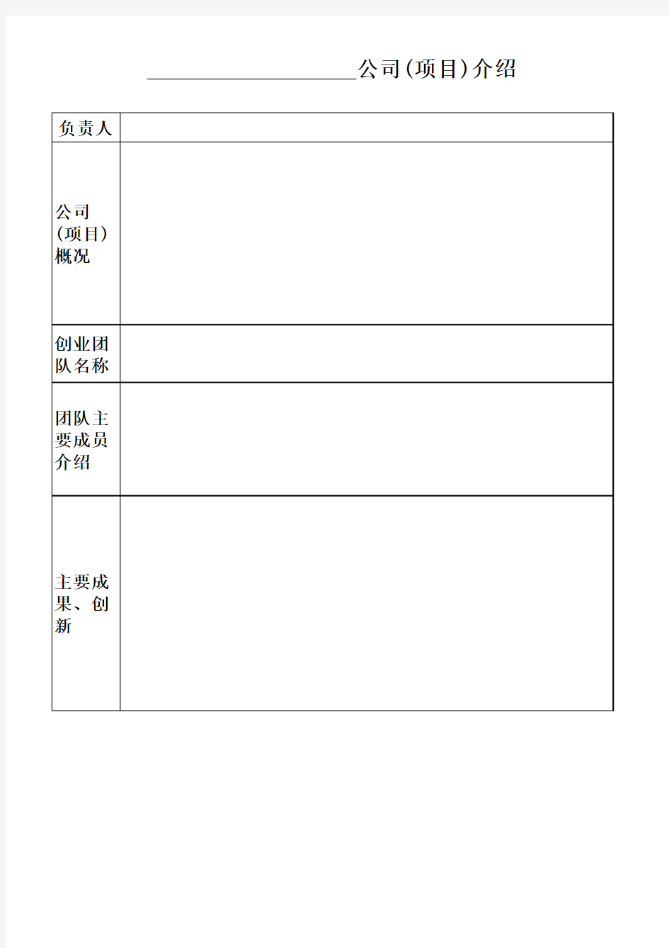 大学生创业项目介绍