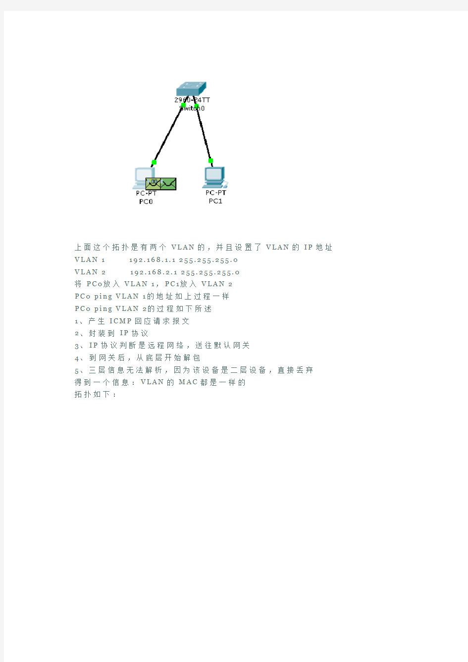 交换机转发数据包过程