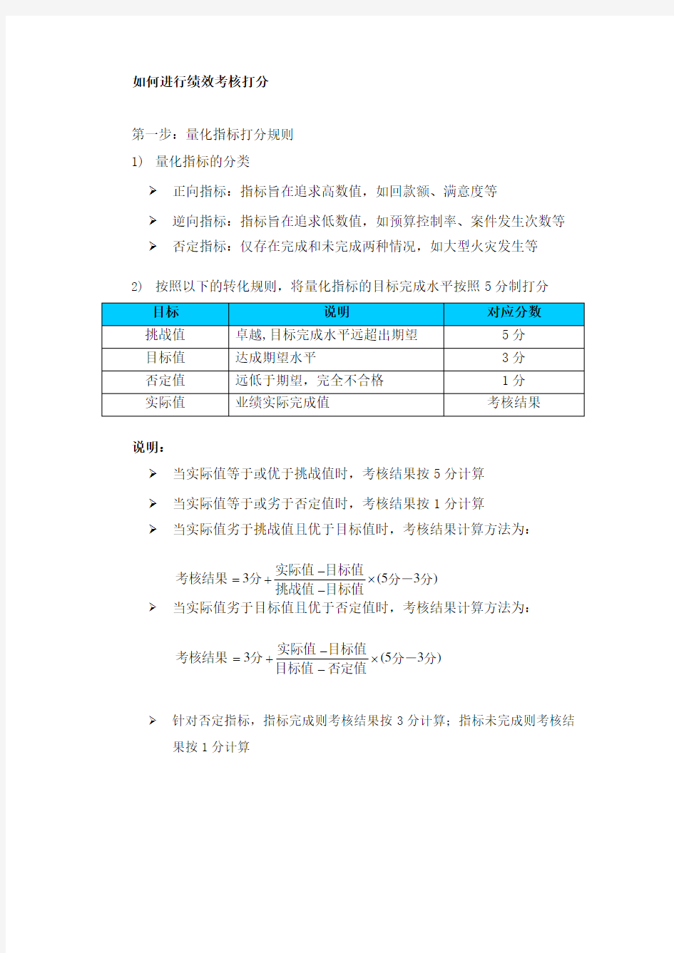 如何进行绩效考核打分