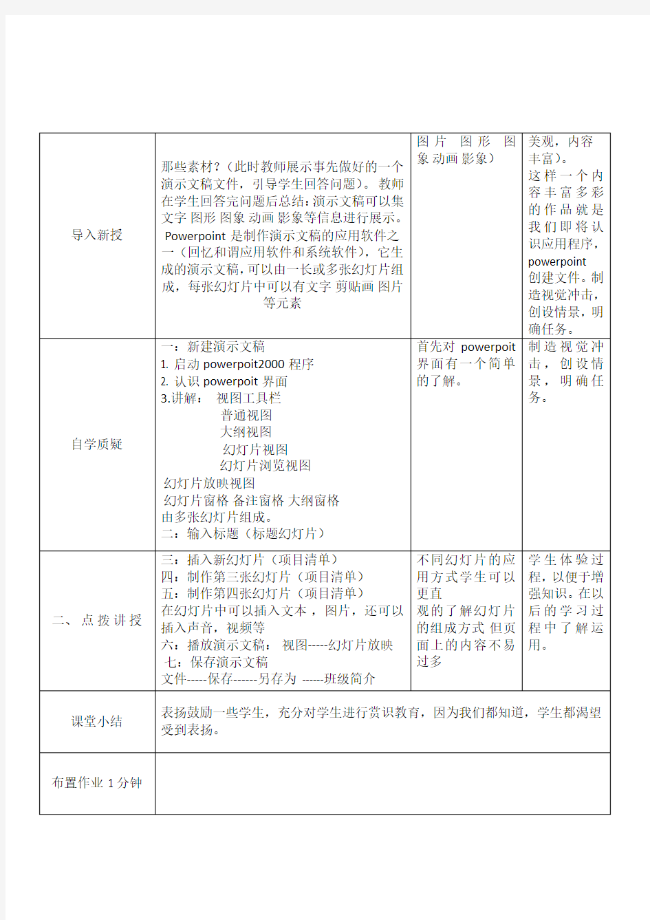 中国青年教师素养大赛一等奖《演示文稿的制作》教学设计