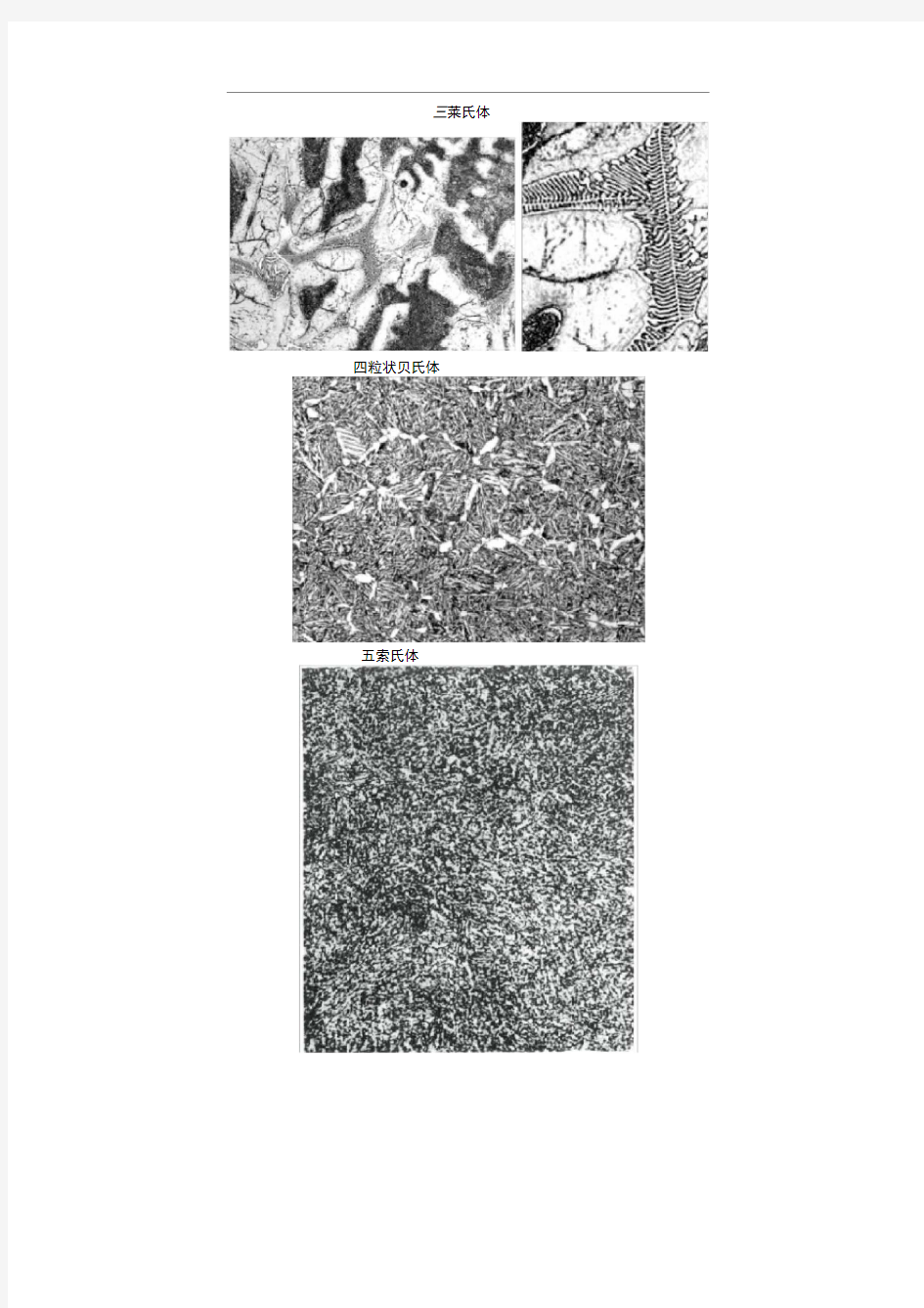 常用金相组织图片总结