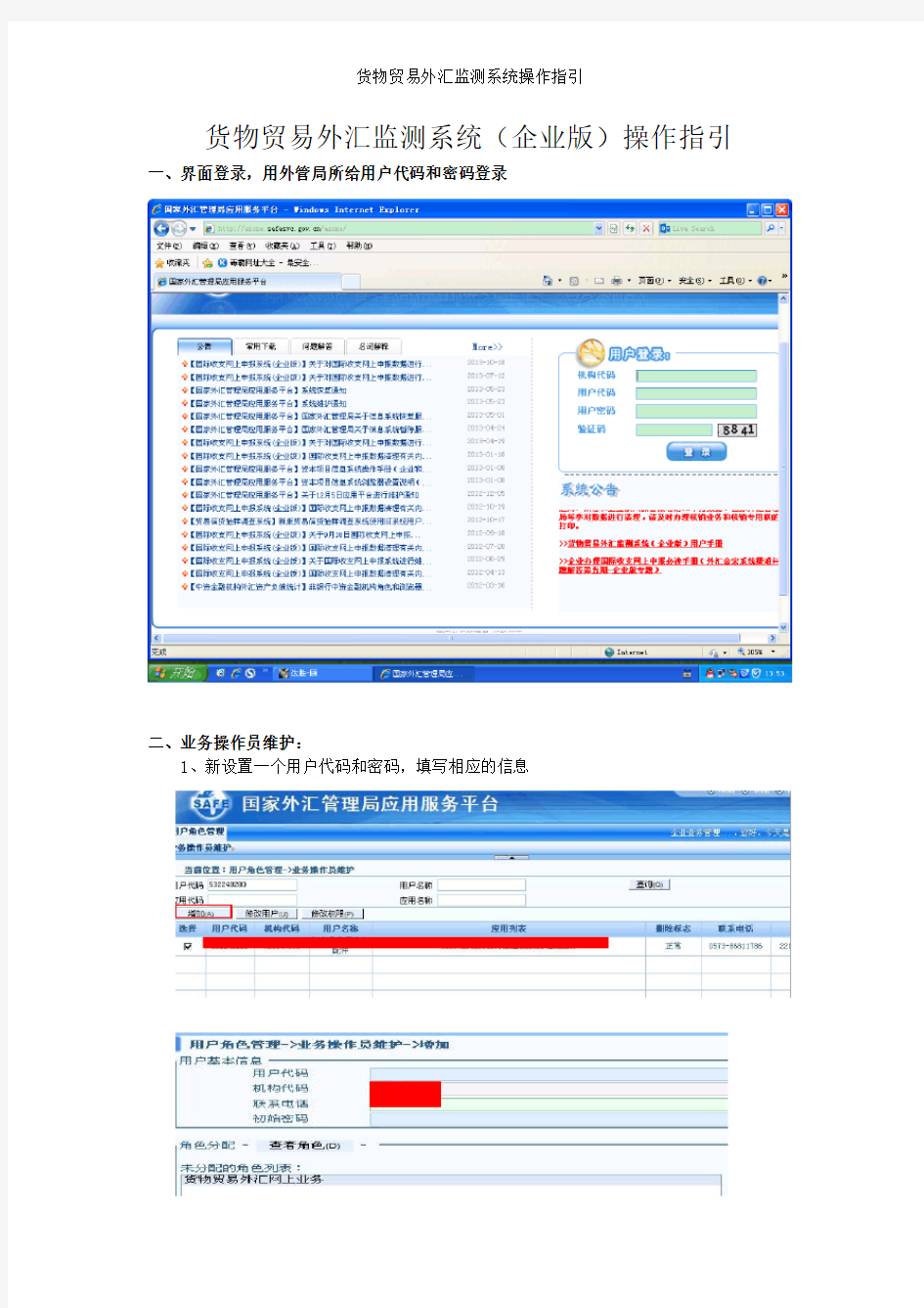 货物贸易外汇监测系统操作指引