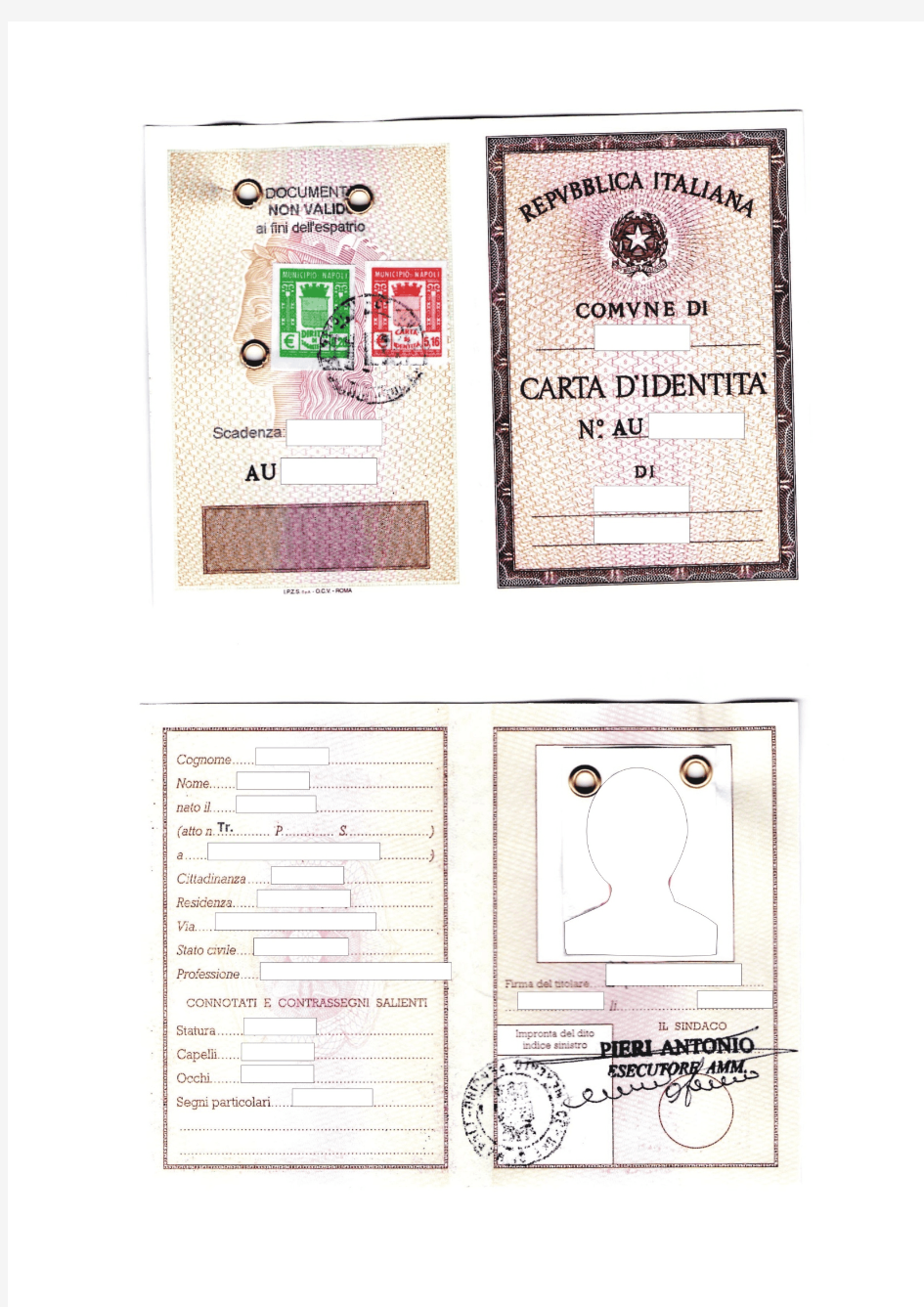 意大利身份证-