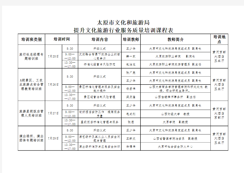 【实用表格模板】课程表    (总表)