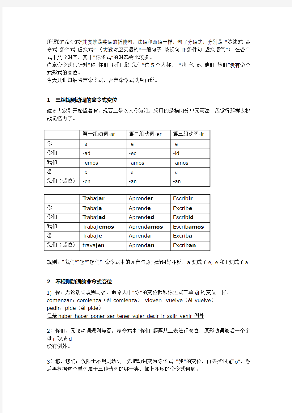 西语肯定命令式(最终版)