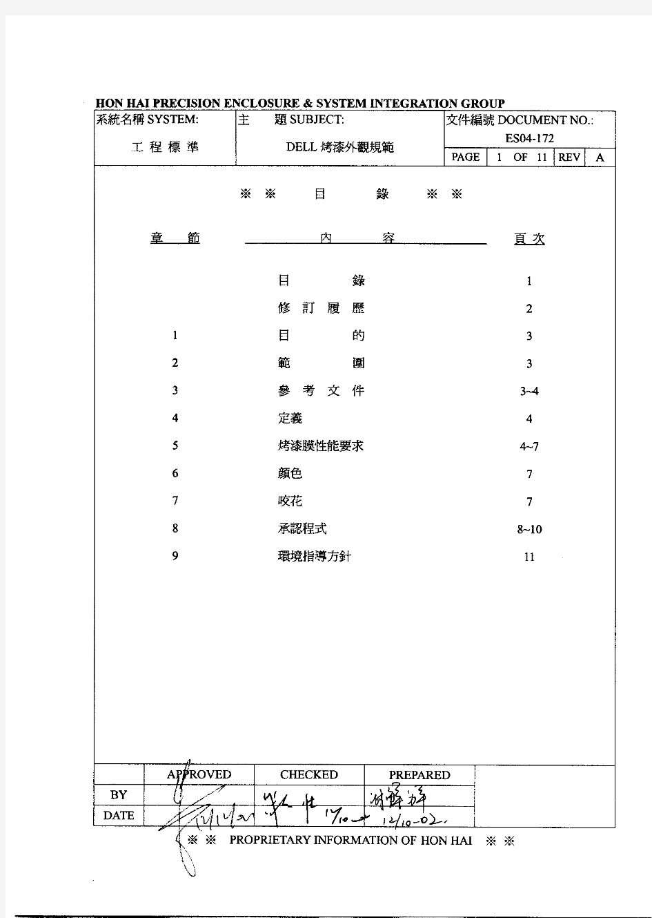 Dell 烤漆外观标准