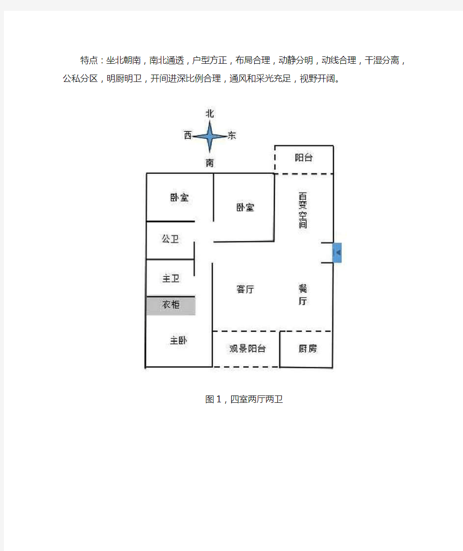 最经典最符合风水的户型图