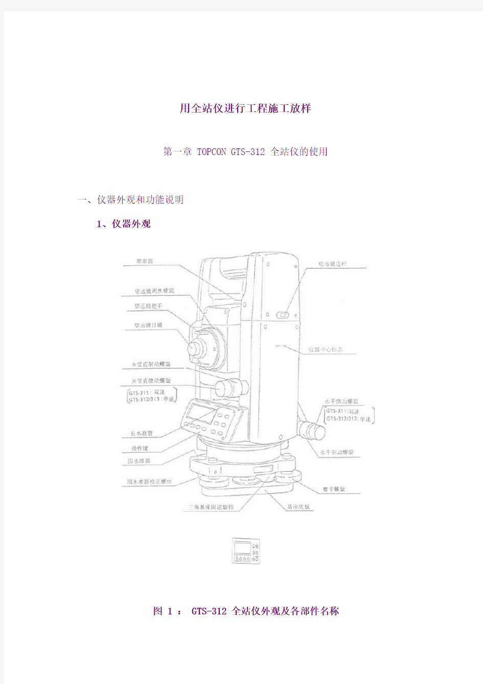 全站仪使用教程很详细的哦(精)