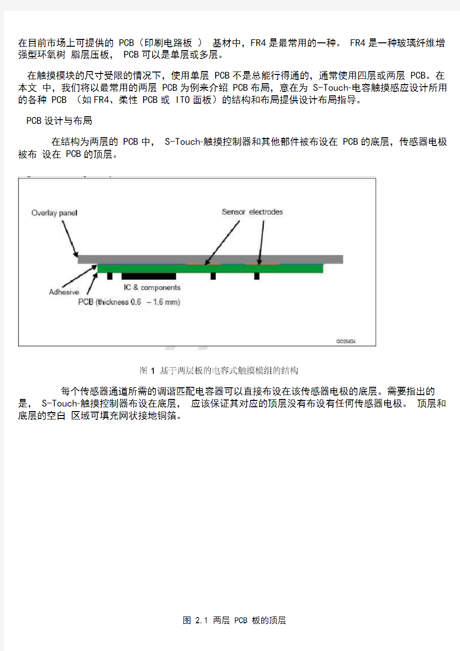 电容触摸按键设计