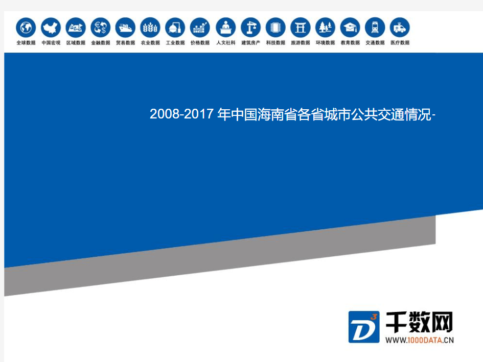 海南省各省城市公共交通情况-