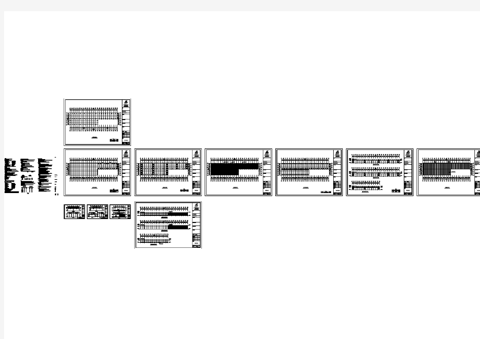 某钢结构厂房工程详细设计CAD图纸