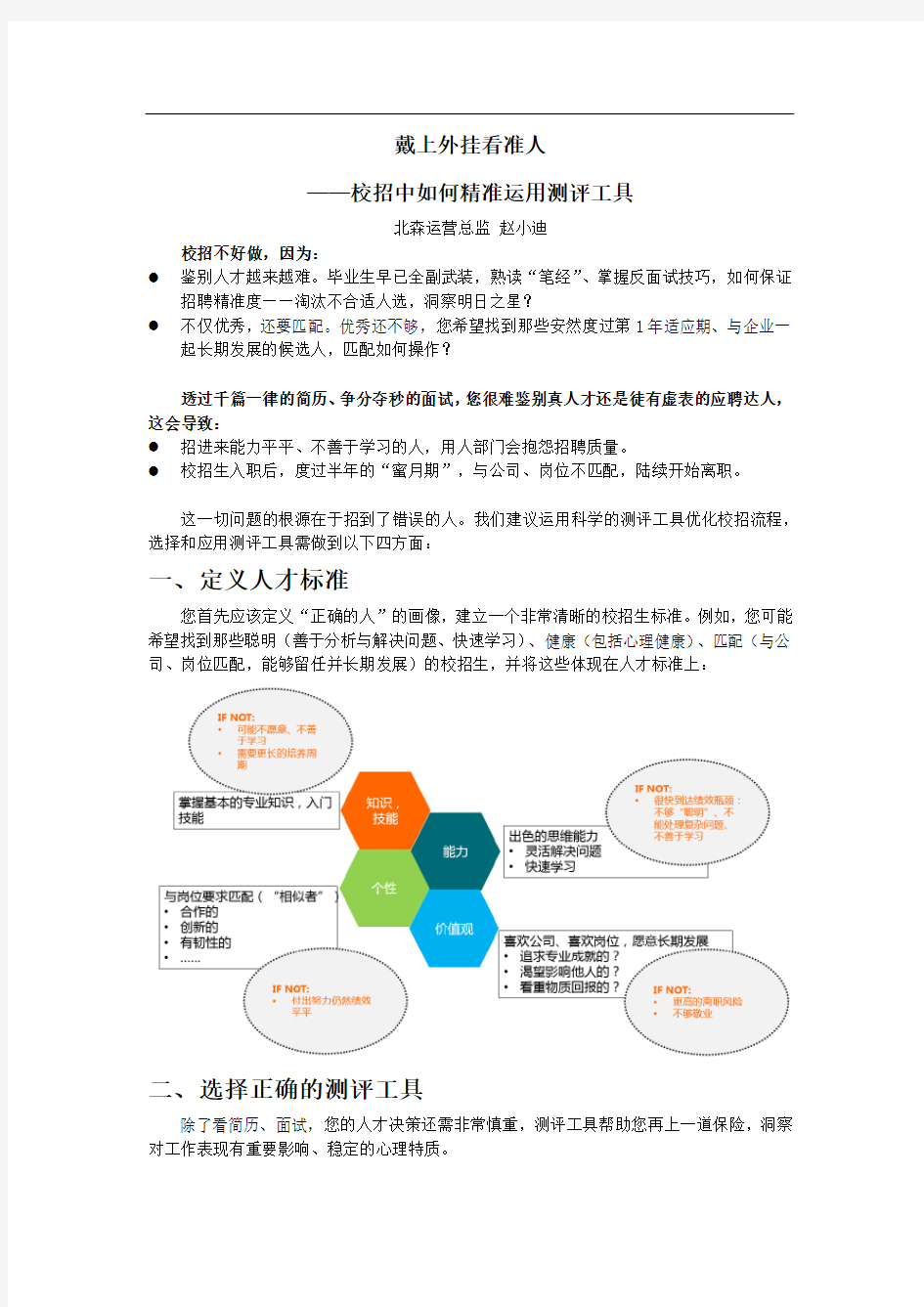 戴上外挂看准人——校招中如何精准运用测评工具