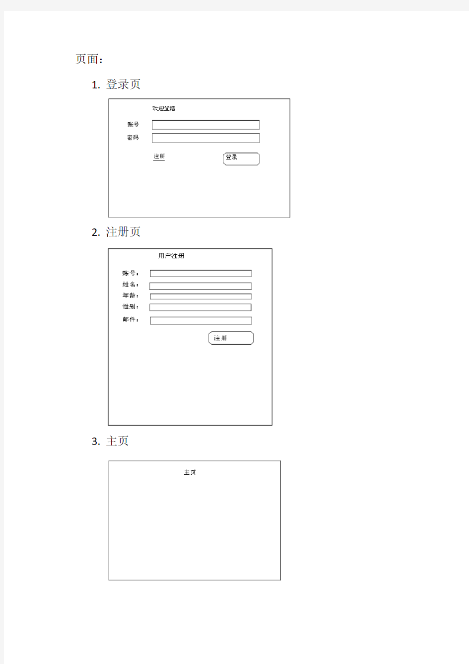 用户登录界面设计作业