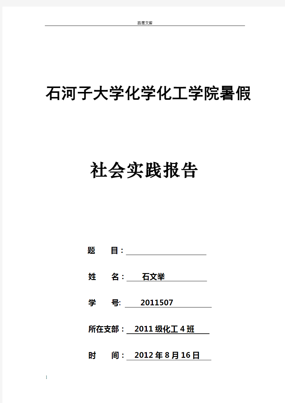 大学生暑期社会实践报告农村新变化