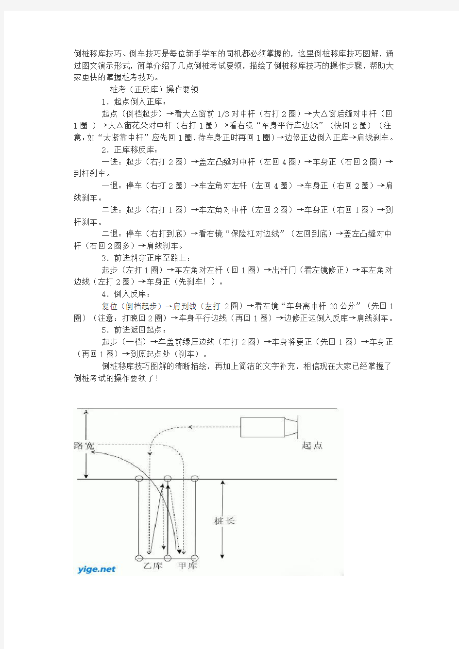 倒桩移库技巧图解.