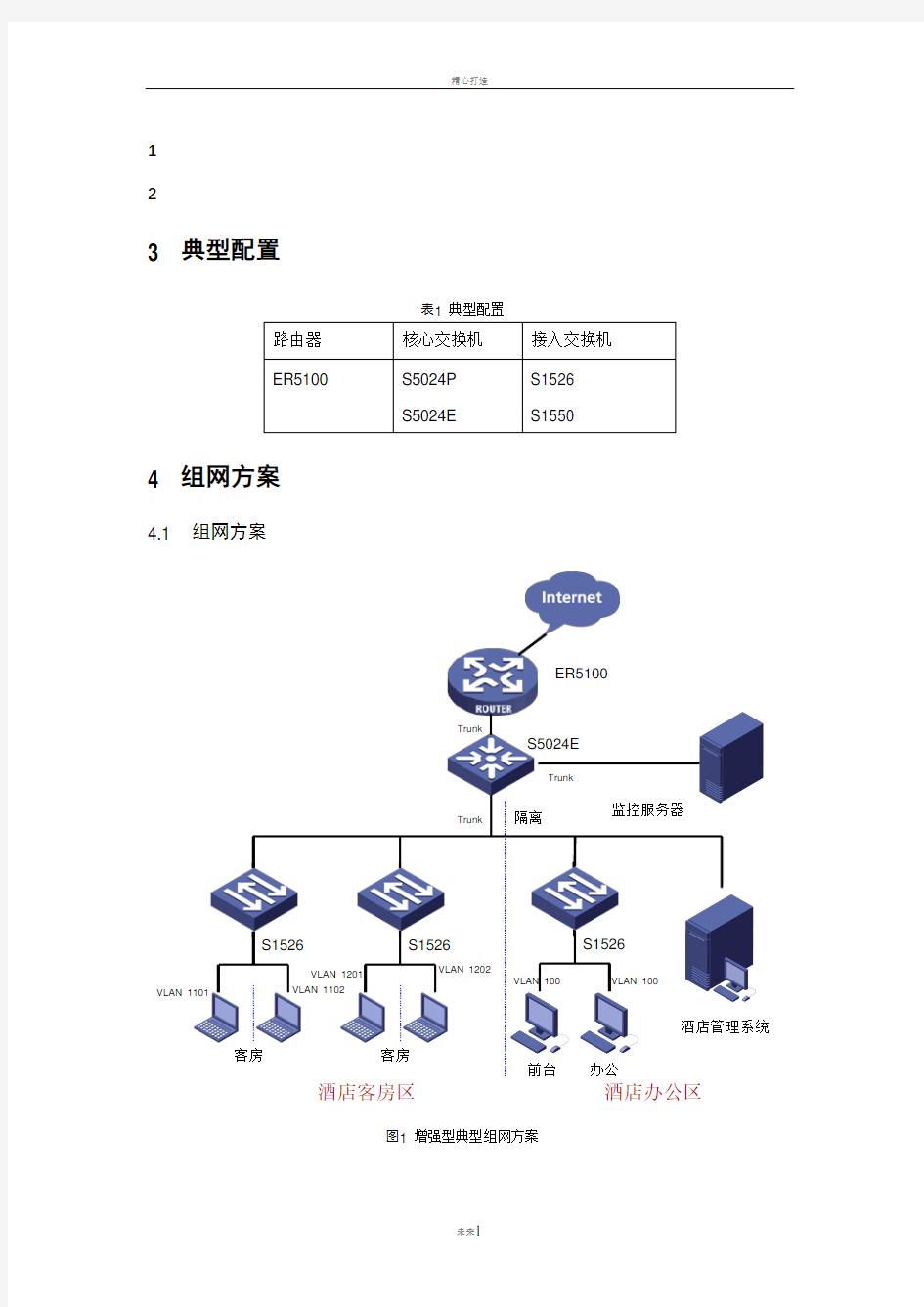 酒店网络建设解决方案