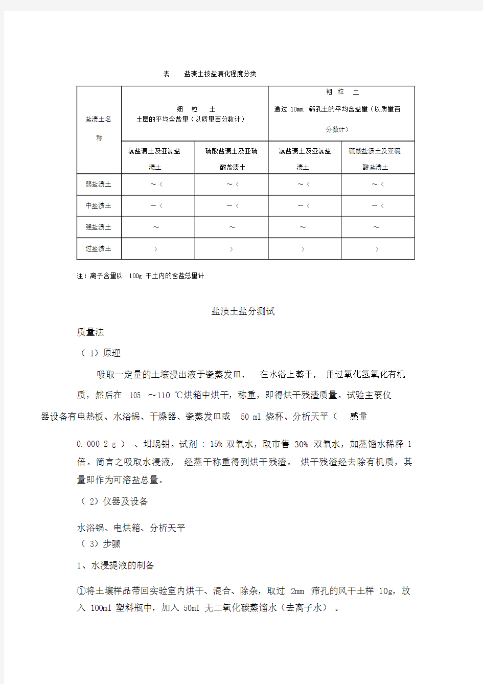 盐渍土含盐量的测定.doc