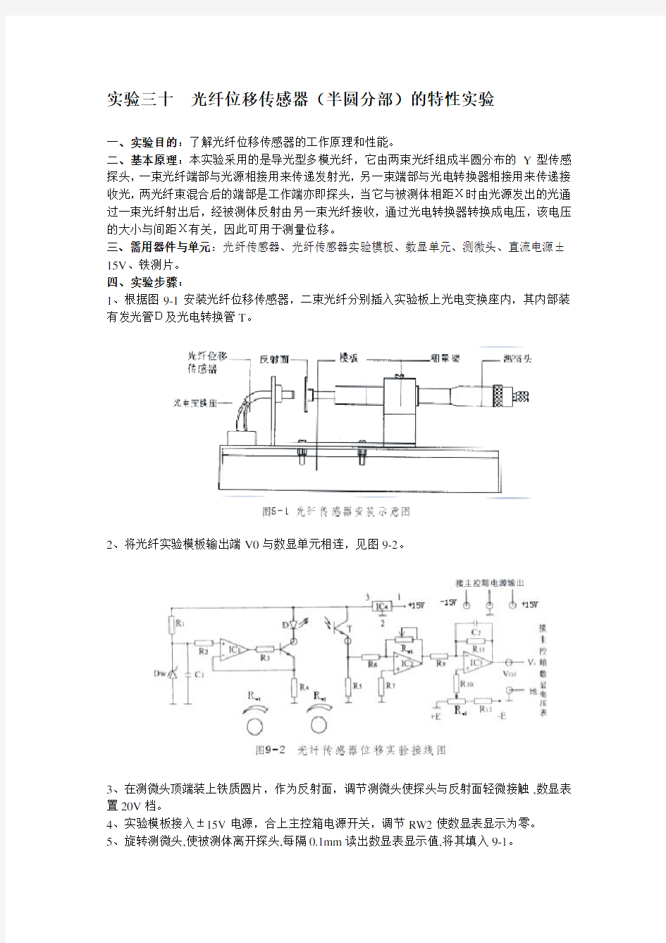 光电检测实验报告